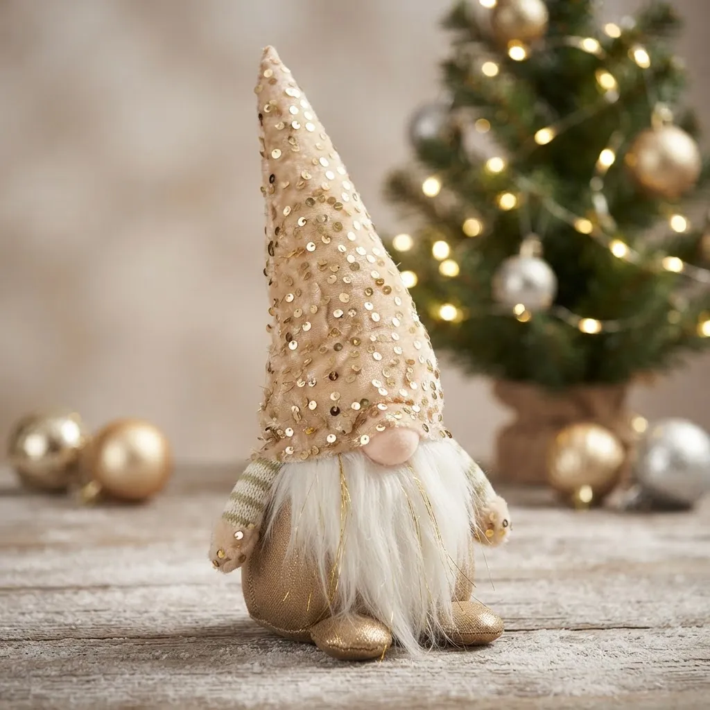 D_NQ_NP_2X_988108-MLA119959561329_102026-F Adorno Navidad Duende De Suerte 40cm Gnomo Peluche Navideño - Imagen 1
