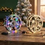 Guirnalda Guia Luces De Navidad 240 Led 50 Metros A Enchufe Blanco Calido - Imagen 4