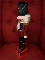 Cascanueces Grande Adorno Navideño Soldado De Madera Navidad Modelo 1 - Imagen 6