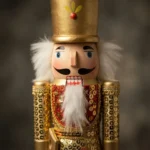 Cascanueces Grande Adorno Navideño Soldado De Madera Navidad Modelo 2 - Imagen 2