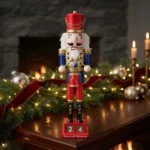 Cascanueces Grande Adorno Navideño Soldado De Madera Navidad Modelo 4